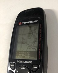 LOWRANCE iFINDER 12 Channel Receiver GPS Black Tested Working