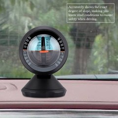 Car Vehicle Inclinometer Slope Indicator Meter Level Tilt Gauge Road Safety