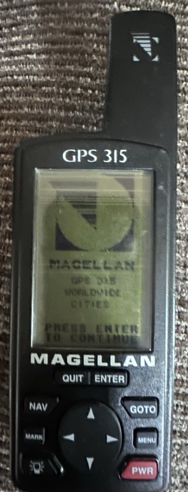 Magellan Marine/Outdoor Handheld NAV GPS 315 TESTED