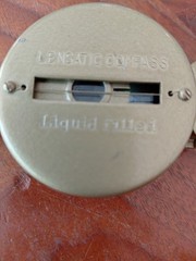 Vintage Lensatic Compass Made In Japan/ Camping Survial Hiking Scouting Outdoors