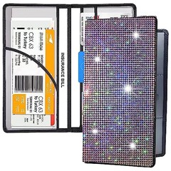 Bling Rhinestone Car Registration and Medium Rhinestone aurora borealis