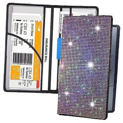 Bling Rhinestone Car Registration and Medium Rhinestone aurora borealis
