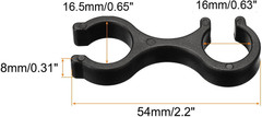 Trekking Pole Clips, 2Pcs Walking Stick Accessories Double Rod Buckle Connector
