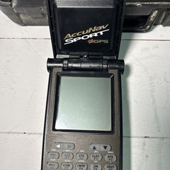 Eagle AccuNav Sport Portable GPS W/Manual & Storage Case Battery. Works Vintage