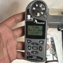 Kestrel 4000 Pocket Weather Tracker Wind Meter Anemometer w/ Case Lanyard Manual