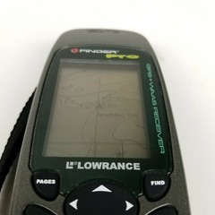 Lowrance iFinder Pro GPS+WAAS Receiver w/ Manual & Mount Fishing Hunting Tested