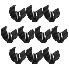 10 Pcs Heavy Duty Crutch Steel Tube Clamp Set For Canes