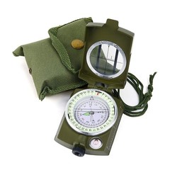 Portable Camping Compass Military Army Geology Lensatic Prismatic Compass