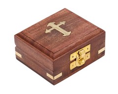 Gods Way Brass Compass Psalm 328 Engraved Gift for Baptism First Communion