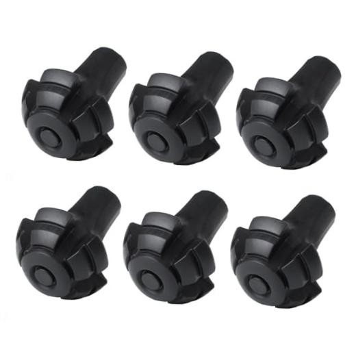 Hiking Pole Tips, Walking Stick Rubber Tips Trekking Poles 6Pcs Big – 6Pcs