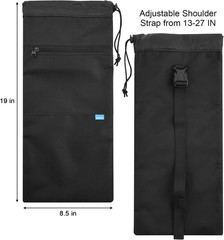 Lightweight Trekking Poles Storage Bag with Zipper and Adjustable Strap