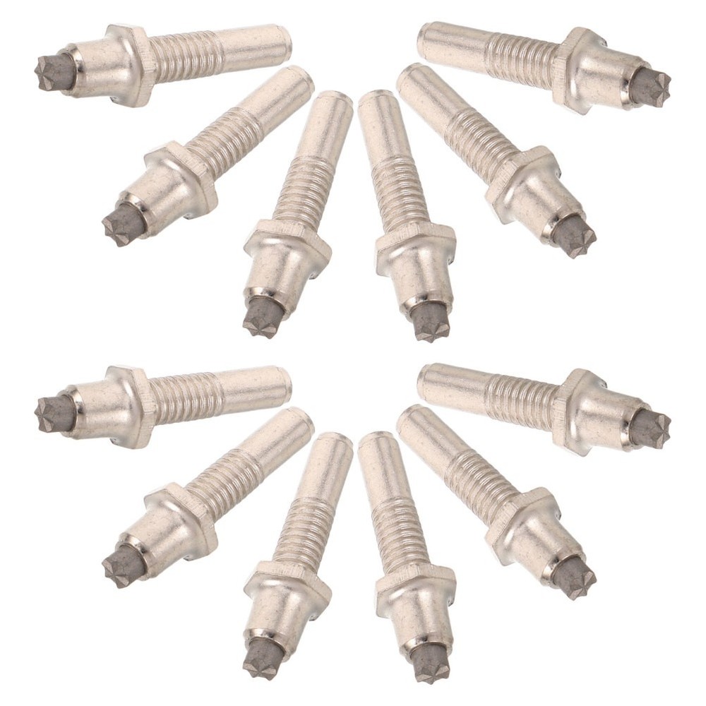 12 Pcs Trekking Pole Accessories Tips Replacement for Walking Sticks Hiking