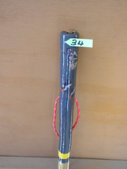 HIKING/WALKING STICK MADE FROM NEW MEXICO YUCCA PLANT FLOWER STALK NUMBER 34