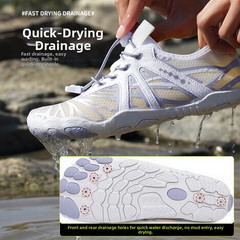 Polyester and Rubber Water Shoes for Beach Swimming Running and Water Sports