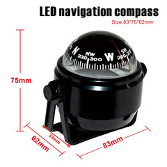 1PC Boat Sailing Compass Small Navigation Tools Professional Direction Display E