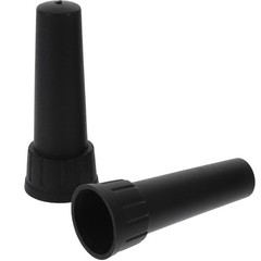 2 Pcs Round Rubber End Caps Umbrella Outdoor Top Finial Replacement Material