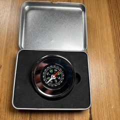 Boxed Decorative Metal Pocket Compass 2 inch in Metal Presentation Box