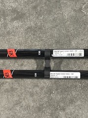Komperdell Booster Speed Carbon Trekking Pole Pair – Black And Red – 130cm (NOS)