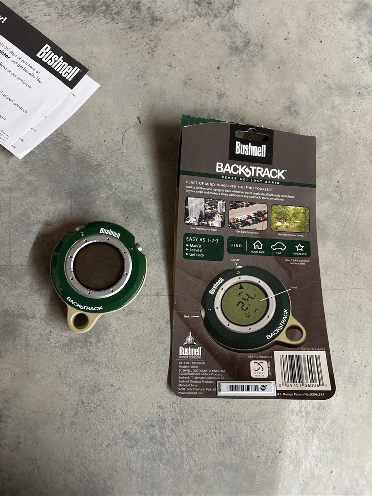 Bushnell BackTrack GPS Personal Navigator Locator for Hiking, Green