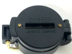 Engineer Lensatic Compass Black 2″ Compact & Precise Ultimate Survival Tech Gear