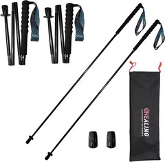 Portable Ultralight Carbon Fiber Trekking Poles – Compact & Durable for Hikers