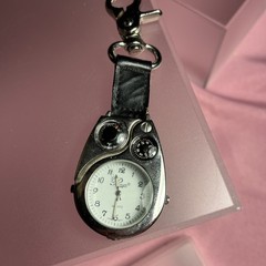 Compass Multifunctional Magnifying Lens Watch Temp & Clip Keychain