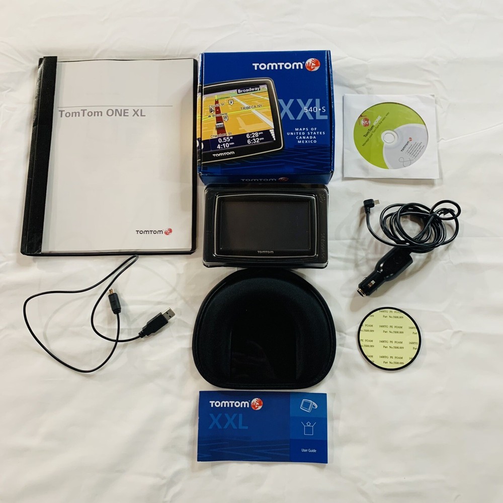 TomTom XXL 540S WTE Car GPS USA/Canada/Europe MAPS 5″ LCD World Traveler Ed. 🗺️