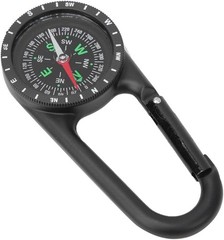 Carabiner Clip On Compass Hiking,Mini Compass,DC40T Zinc Alloy Portable Carab…