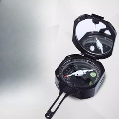 Waterproof Etched Compass Measuring Altitude/altitude Difference Grade Angles