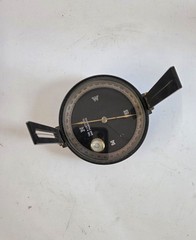 The A. Lietz Co. Black surveying Compass with Sighting Mechanism