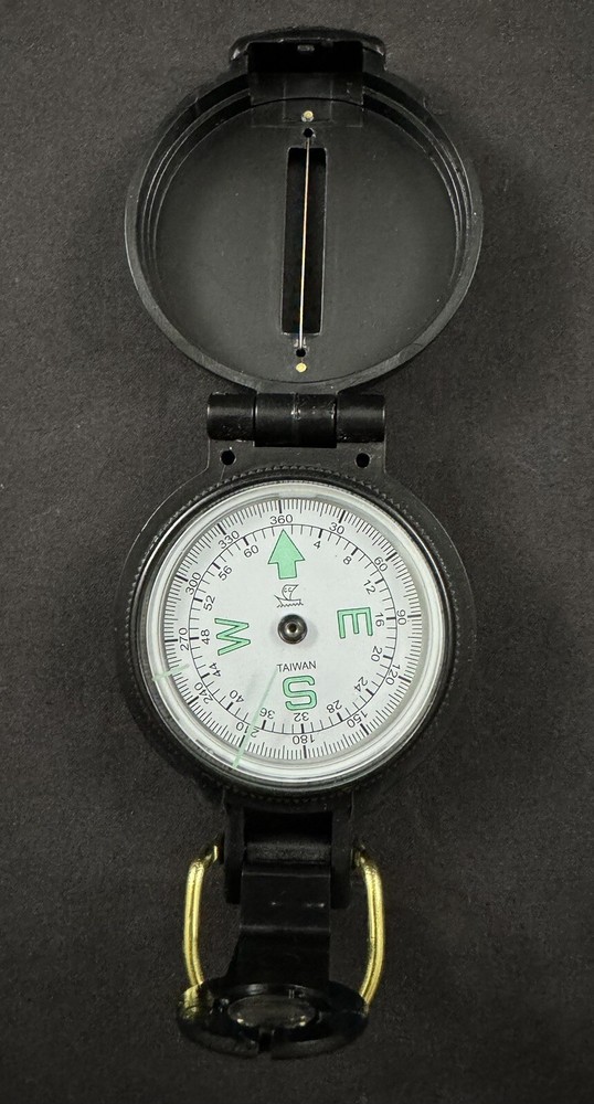 Vintage Engineer Lensatic Compass – Made in Taiwan