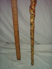 Walking stick / cane…very tall..new..hand painted..local pick up..Atlanta, Ga.