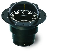 Ritchie FB-500 Globemaster Compass Flush Mount Black 12V 5 Degree Card