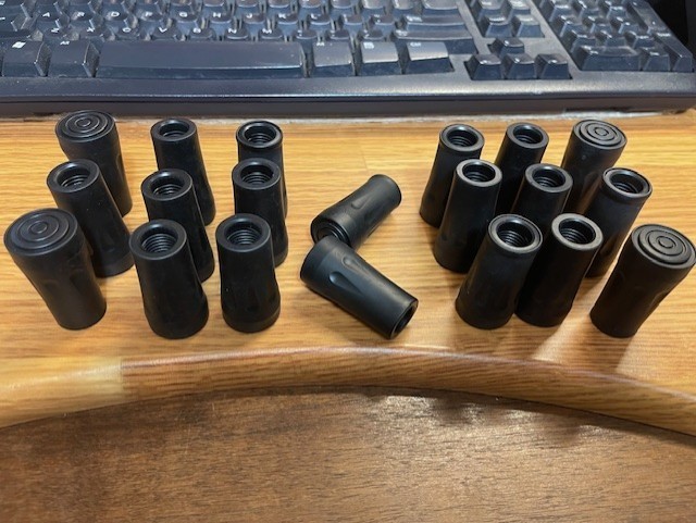 20x Trekking Pole Tips Protectors for Hiking Sticks & Nordic Walking Poles
