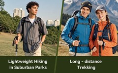 Single Collapsible Trekking Pole – Lightweight Aluminum Hiking Stick for Men,