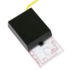 Luminous Mirror Sighting Compass Map Scale Navigation Gear Hiking Camping Trail