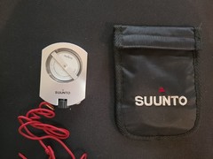 Suunto PM-5/360 PC Clinometer Height Meter w/ Case & Lanyard Finland