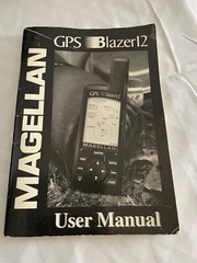 Magellan GPS Blazer 12 Satellite Navigator w/ Manual Outdoors/Hiking Tested