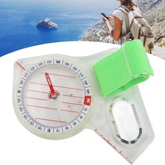 Orienteering Compass Clear Multifunction Thumb Compass For Camping