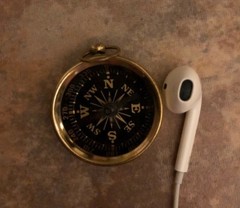 45 Compass bundle group, brass/gold with black face, needle works, free shipping