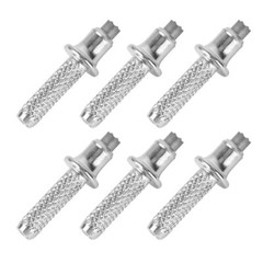 6 PCS Hiking Stick Tips Trekking Pole Parts Outdoor Alpenstock Accessory