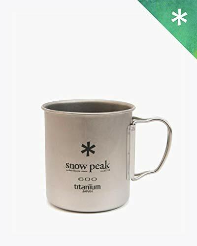 Snow Peak Titanium Single Wall Cup 600 JAPAN IMPORT