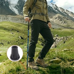 Non-Slip Trekking Poles Rubber Tips Alpenstock for Head Cover Caps Ends Replacem