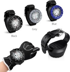 Professional Waterproof 5ATM Dive Wrist Scuba Compass TPU Band Sports Diving