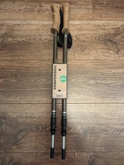 Komperdell Hiking Poles Green Rambler Cork, NEW with invoice