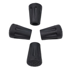 4X Walking Stick Rubber Ferrule Stick Crutch Ends Trekking Stick Tip Cover