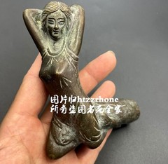 Brass Beauty Lady Walking Stick Cane Handle Top Topper Hand Grip Holder Decor