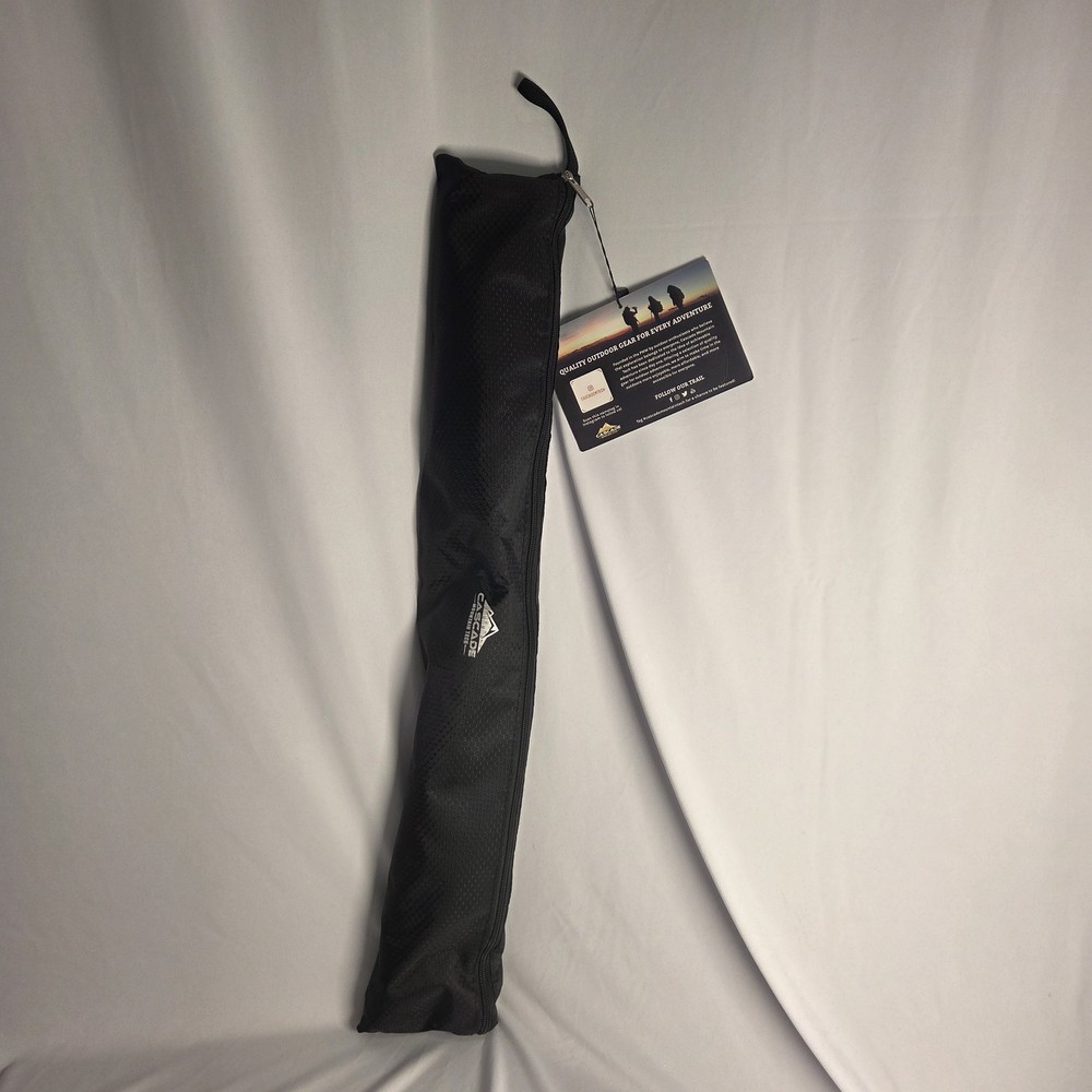 Cascade Mountain Tech Aluminum Trekking Poles Quick Lock EVA Grip Carry Bag Pair