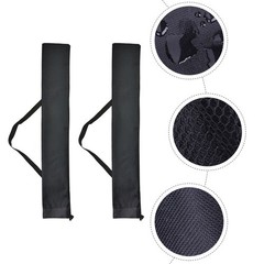 4Pcs Walking Stick Storage Bag Black Oxford Cloth Multipurpose Outdoor Use