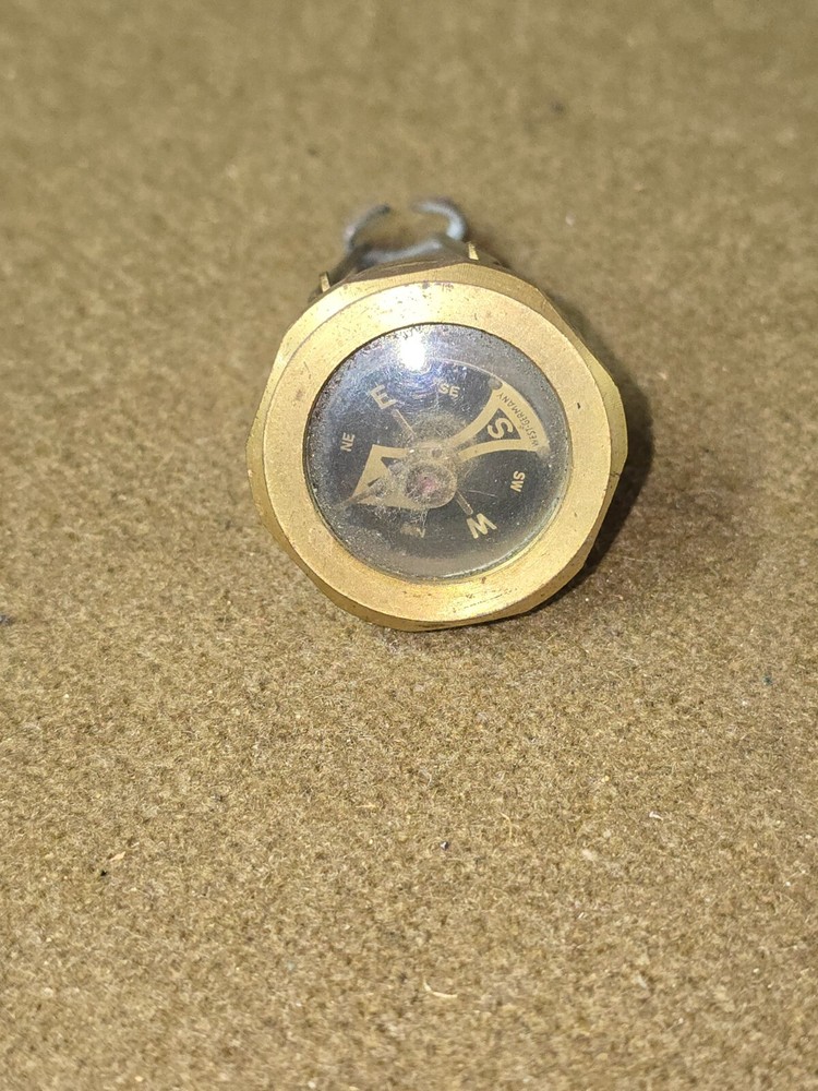 Vintage West German Pin On Hunter’s Compass